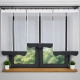 Firanki panelowe – panele okienne 3 szt 60 cm FL806