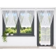 Firany panelowe LUNA – komplet 2 paneli V + Y na okno balkonowe FL815