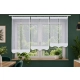 Firany panelowe LUNA FL836 – komplet 3 stopniowanych paneli
