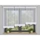 Firany panelowe LUNA FL836 – komplet 3 stopniowanych paneli