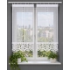 Firany panelowe z białym ażurem – komplet 2 szt. 60 cm FV841 Velia
