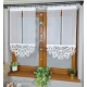 Gotowe firanki panelowe z ażurem 60cm FR700