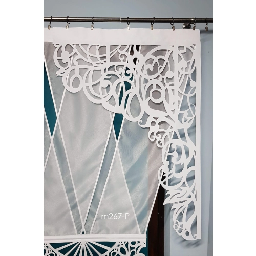 Panel ażurowy M267-P jako element dekoracji okiennej